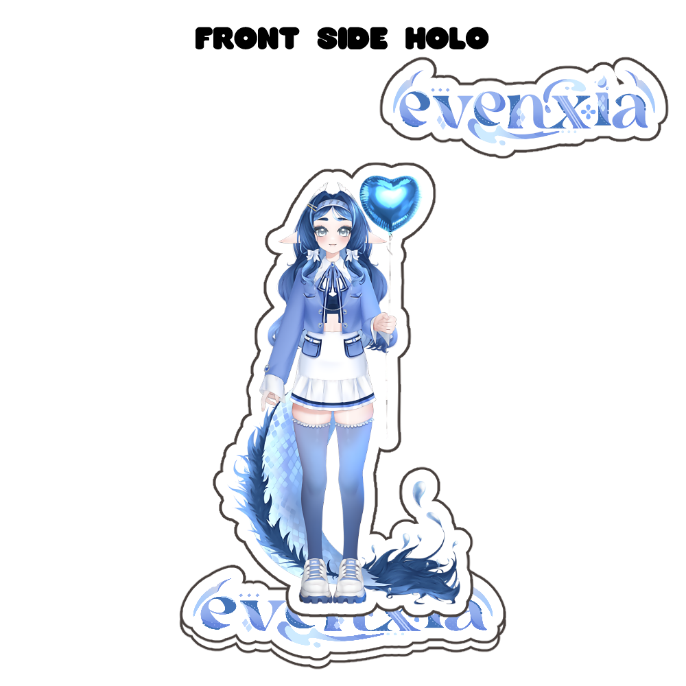 Evenxia Front-Side Holographic Custom Base Standee
