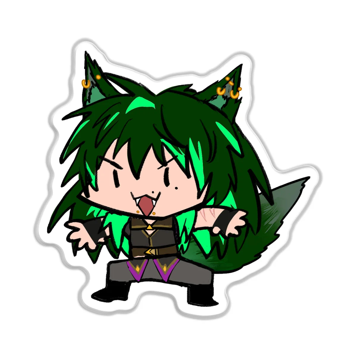 Eva Artblock "Gremlin Energy" Pin