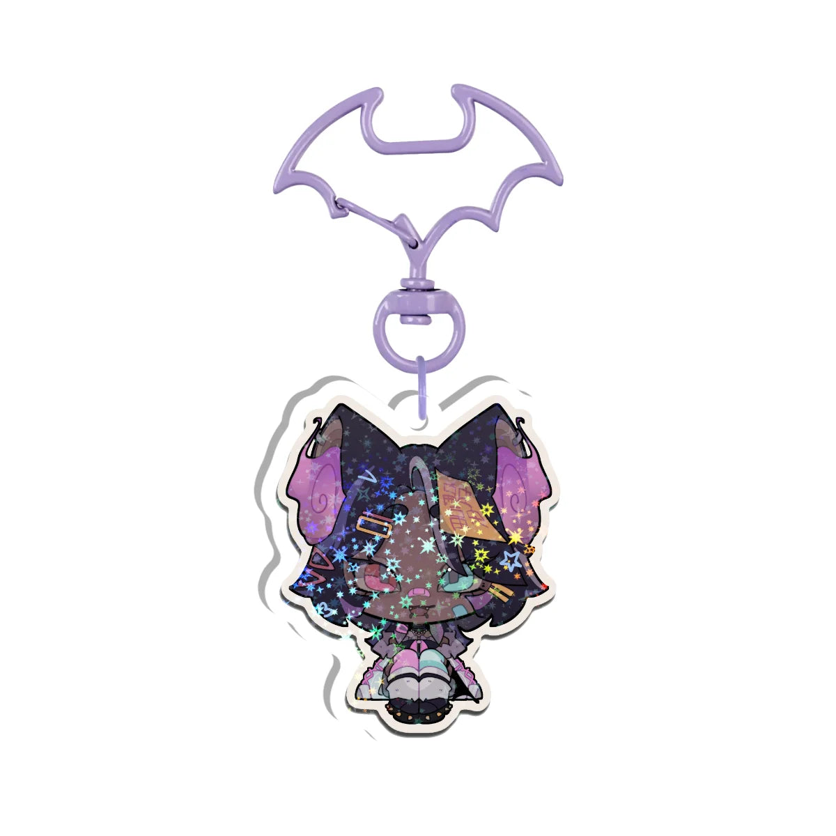 Azura Grimrose "Chibi" Double-Sided Holographic Keychain