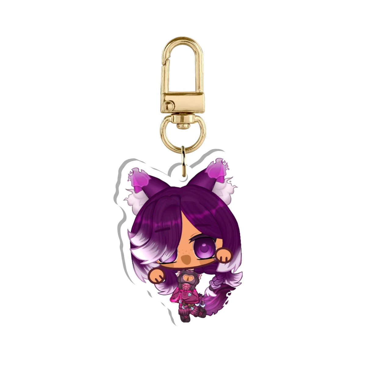 GhostlySerene "Chibi Dance" Keychain