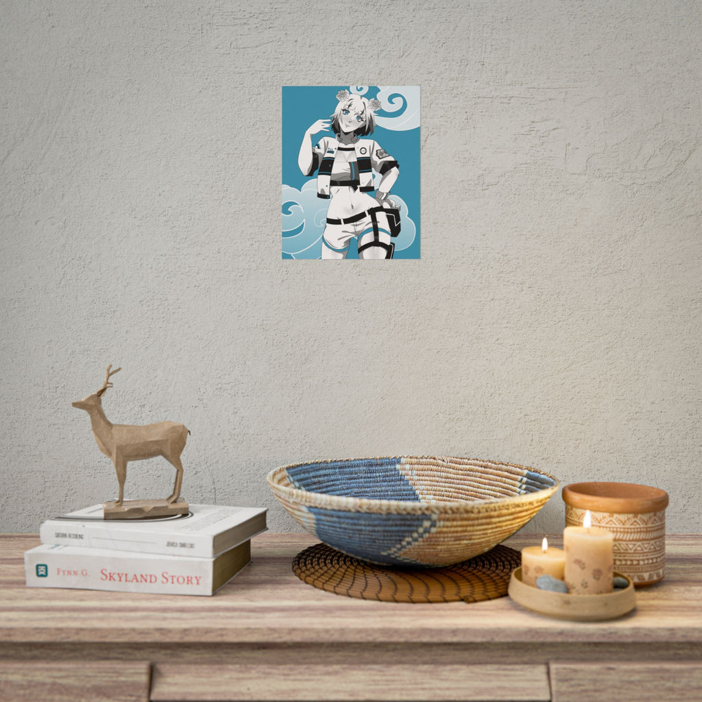 AshenMei Monochrome Poster