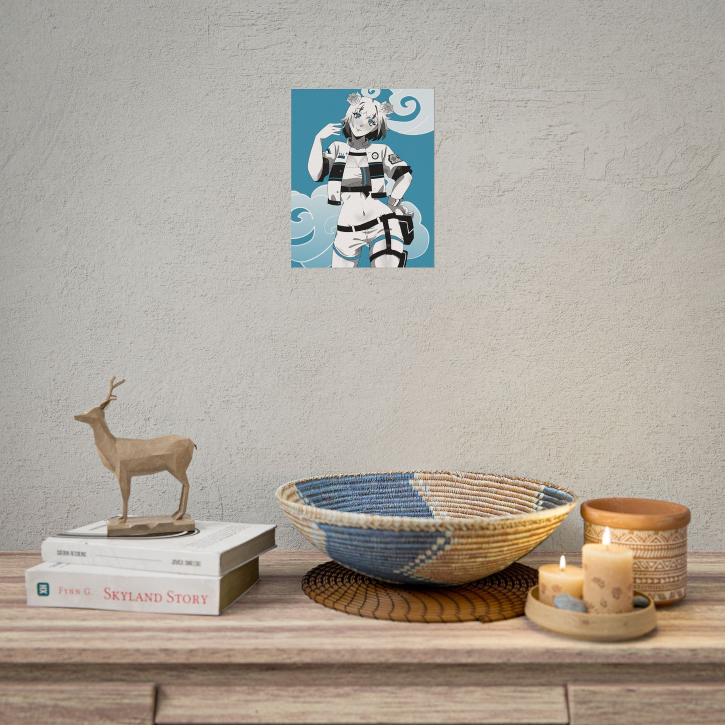 AshenMei Monochrome Poster