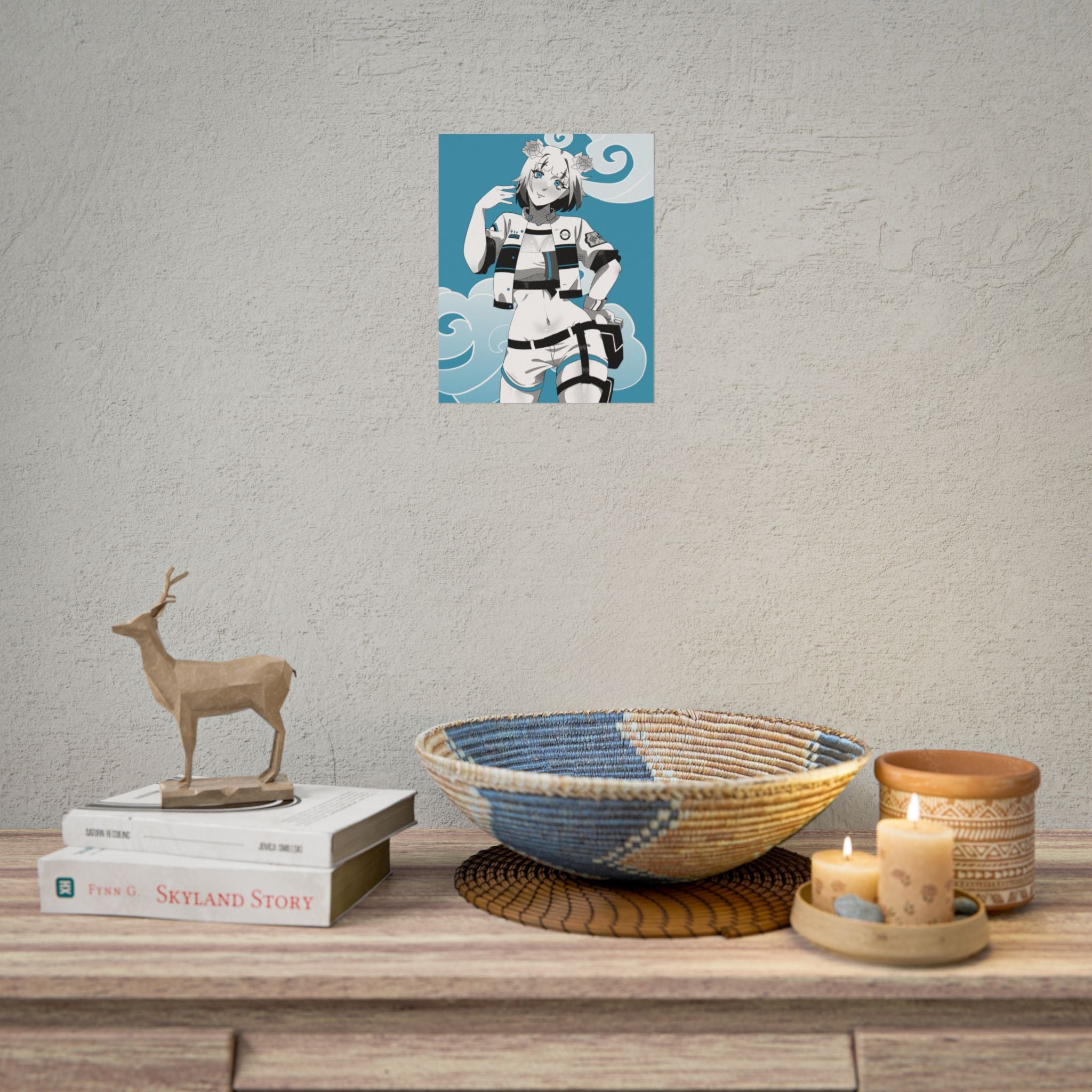 AshenMei Monochrome Poster