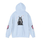 Solace Plum BW "Blep" Designer Hoodie