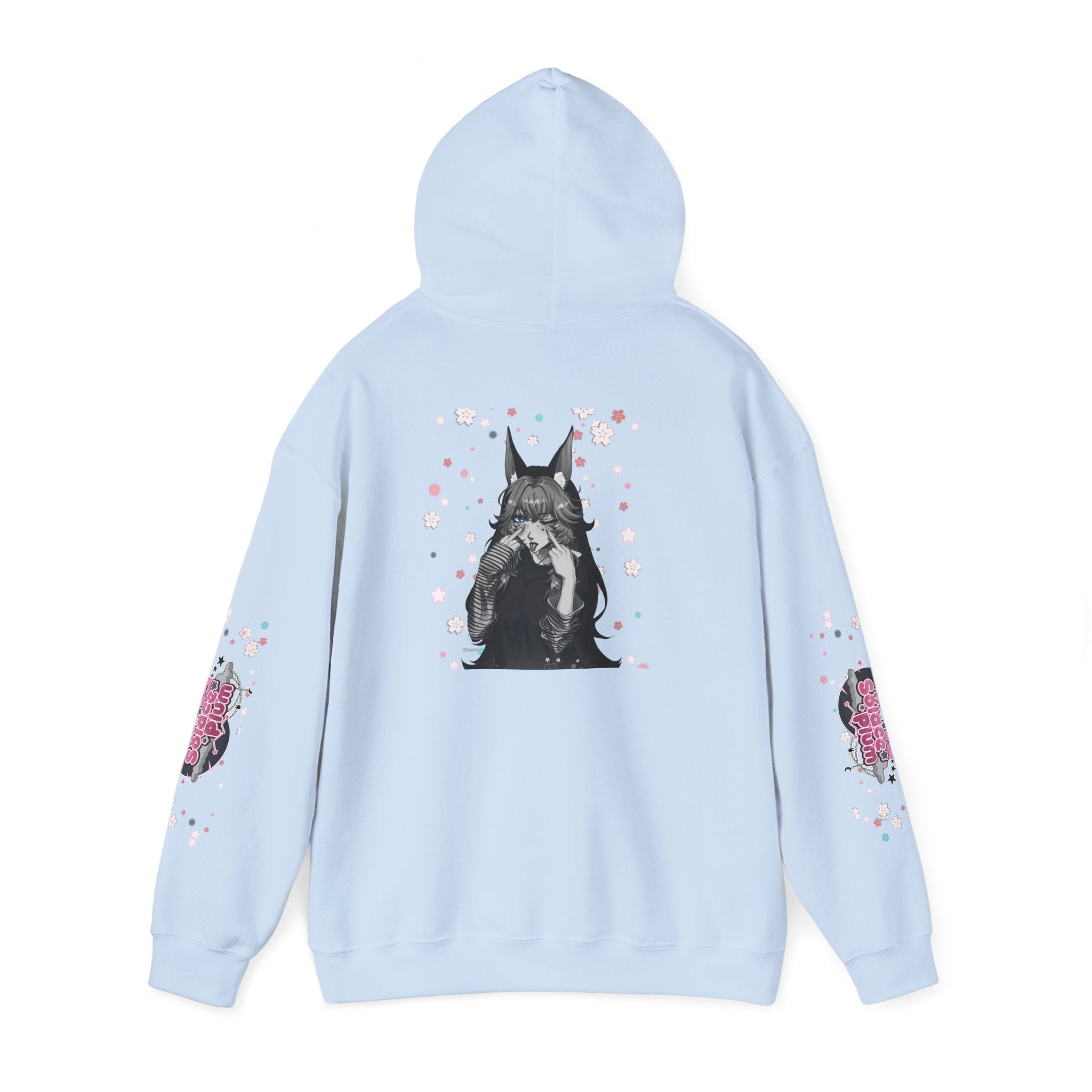 Solace Plum BW "Blep" Designer Hoodie