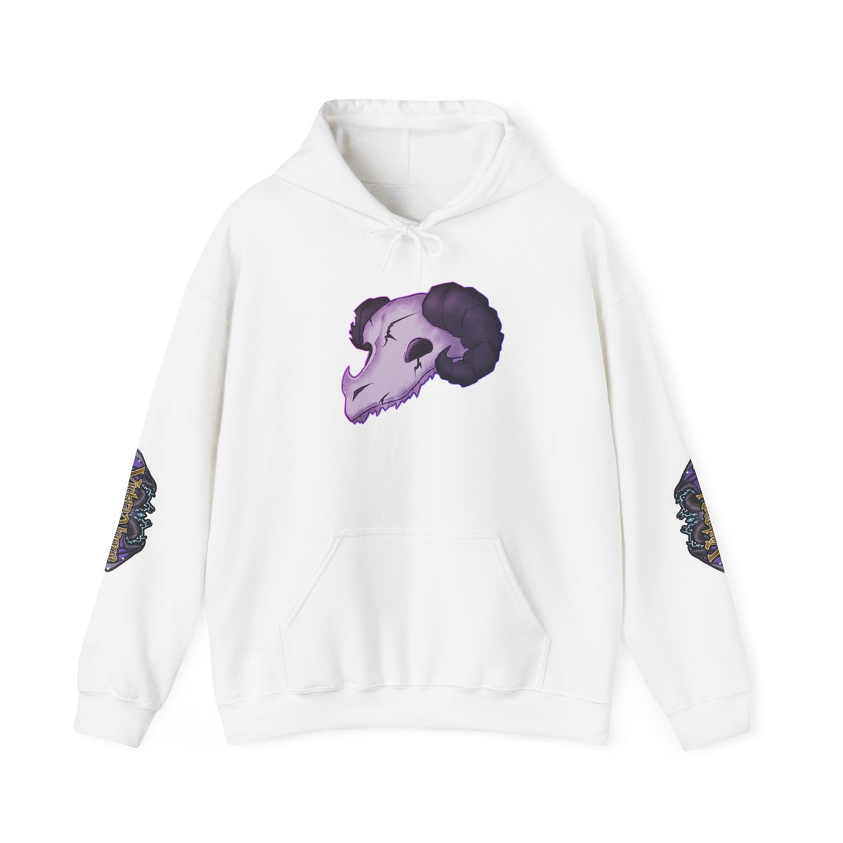 VickraAlnova "Horned Skull" Designer Hoodie