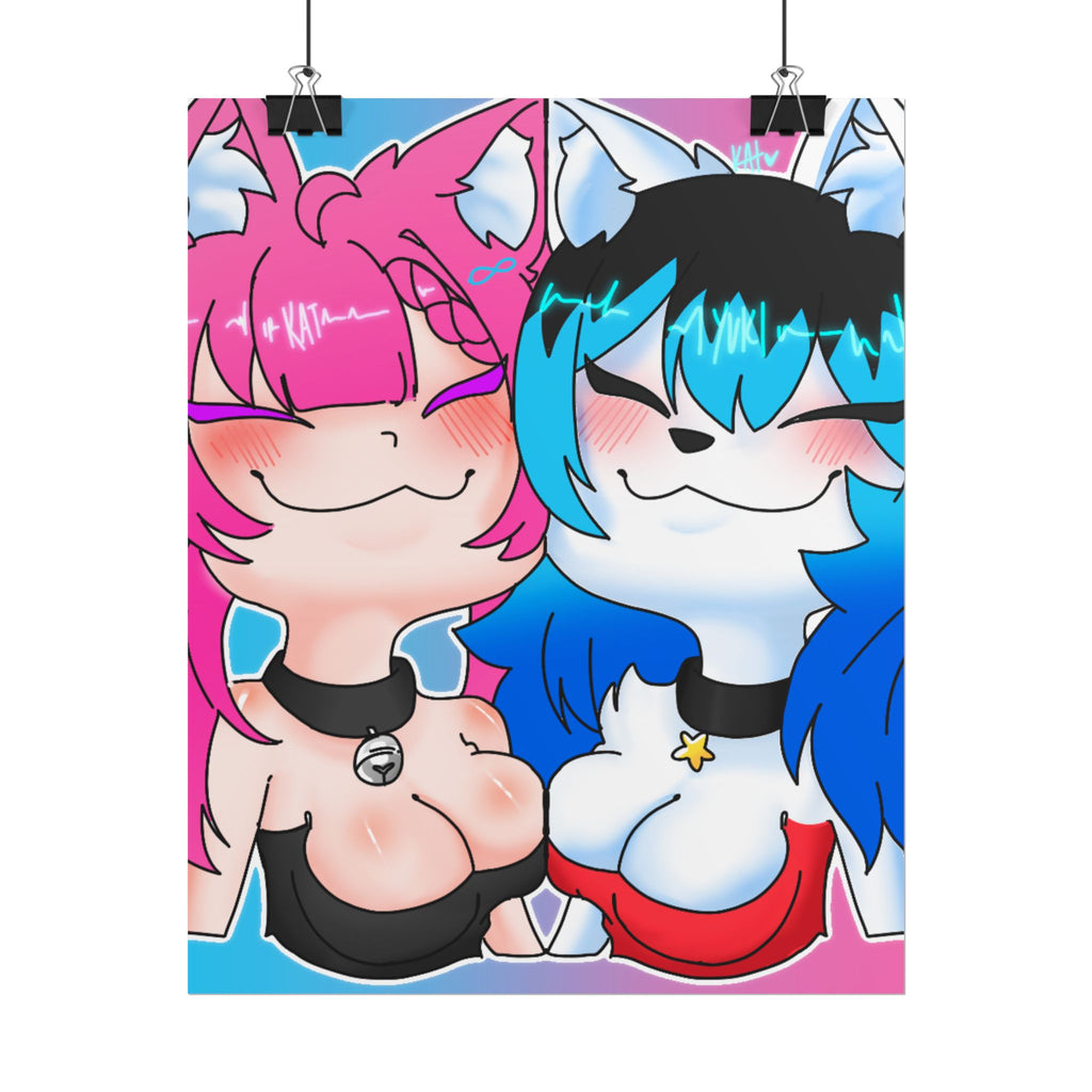 Yuki y Kat Valentine's Poster