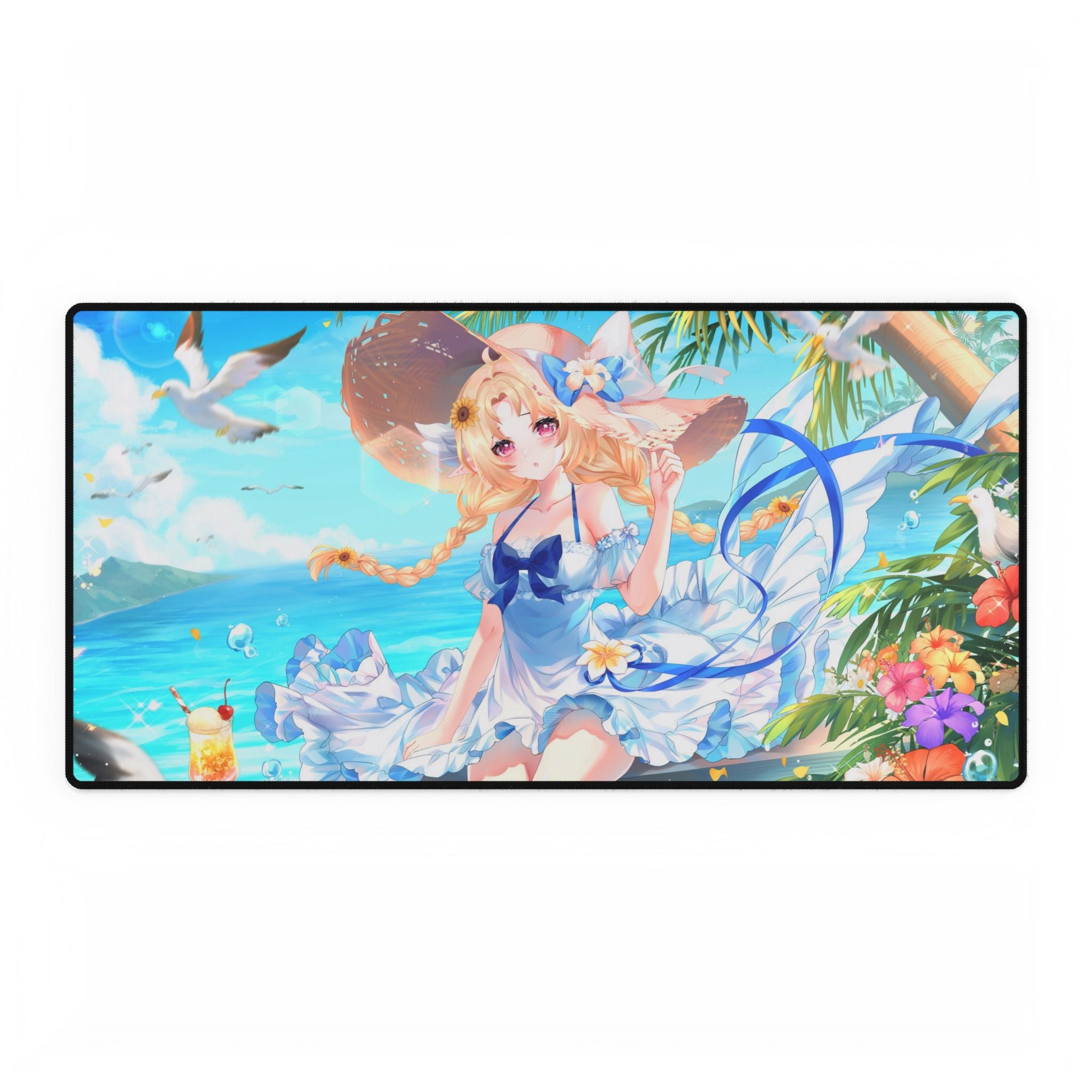 Momo Morning Beach Trip Deskmat