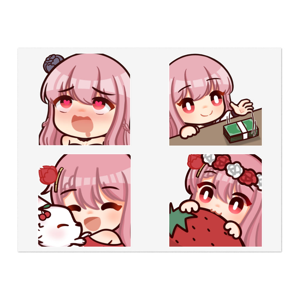 HanamiMomo Sticker Sheet