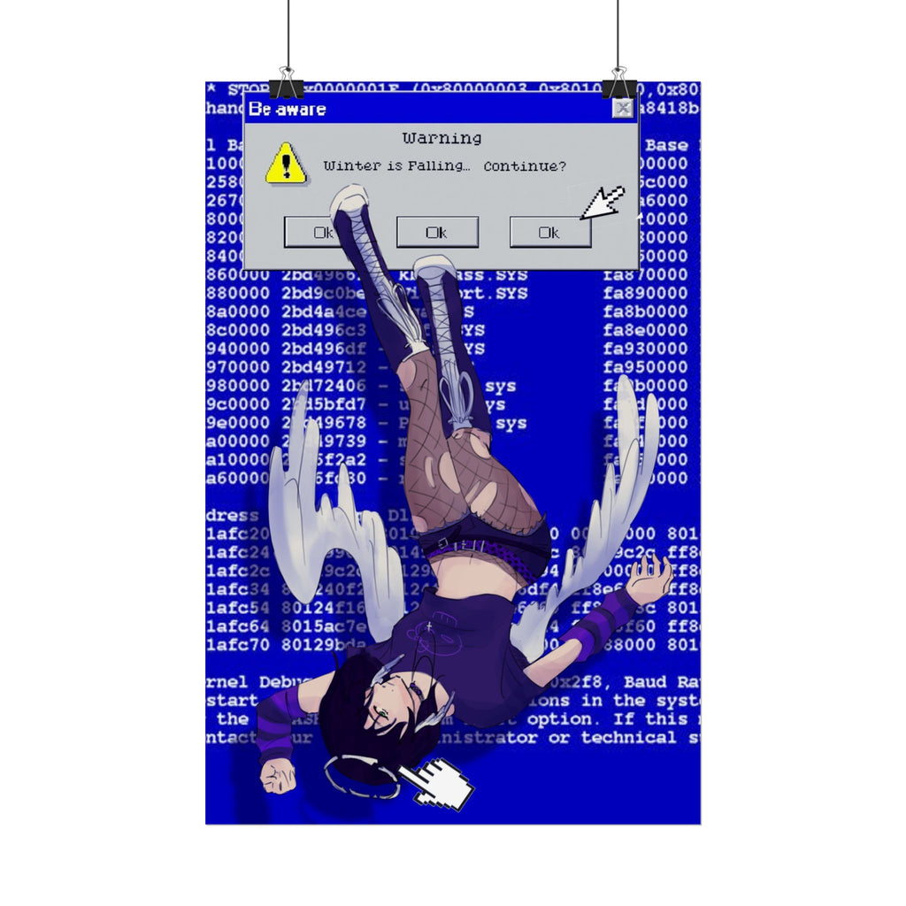 winteris2tired "winteris404'd" Poster