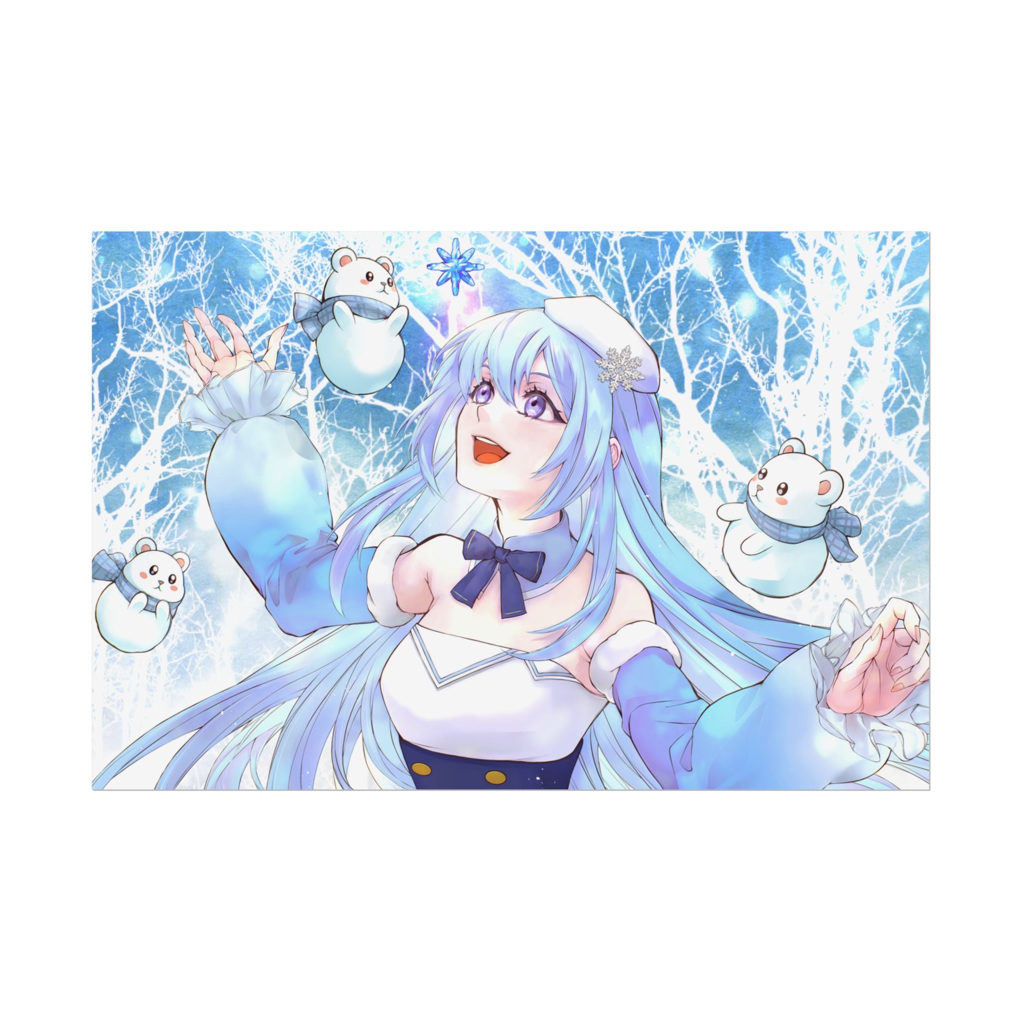 SnowyBlueBell "Winter Blessing" Poster