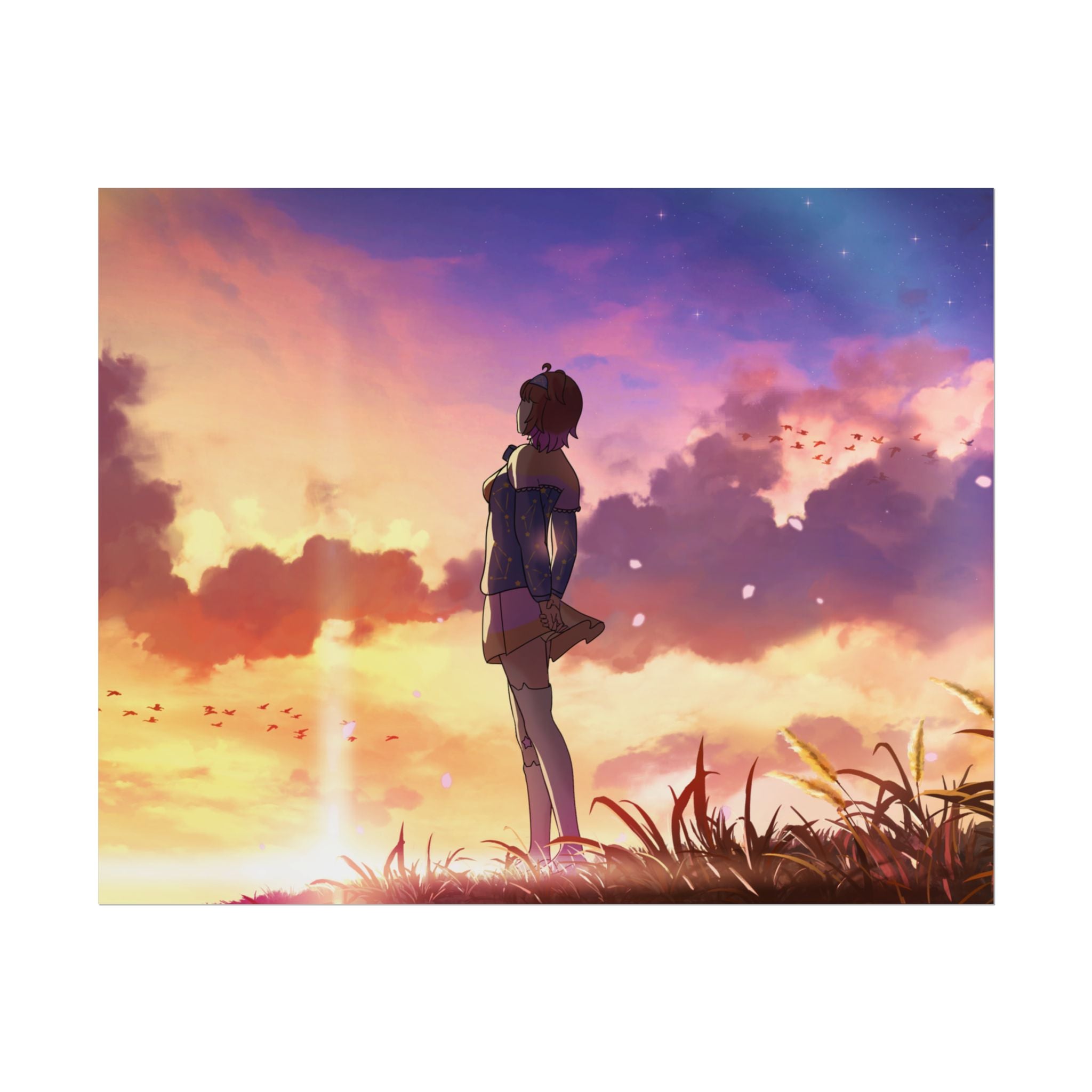 LunarNovaa "Petals at Dusk" Poster