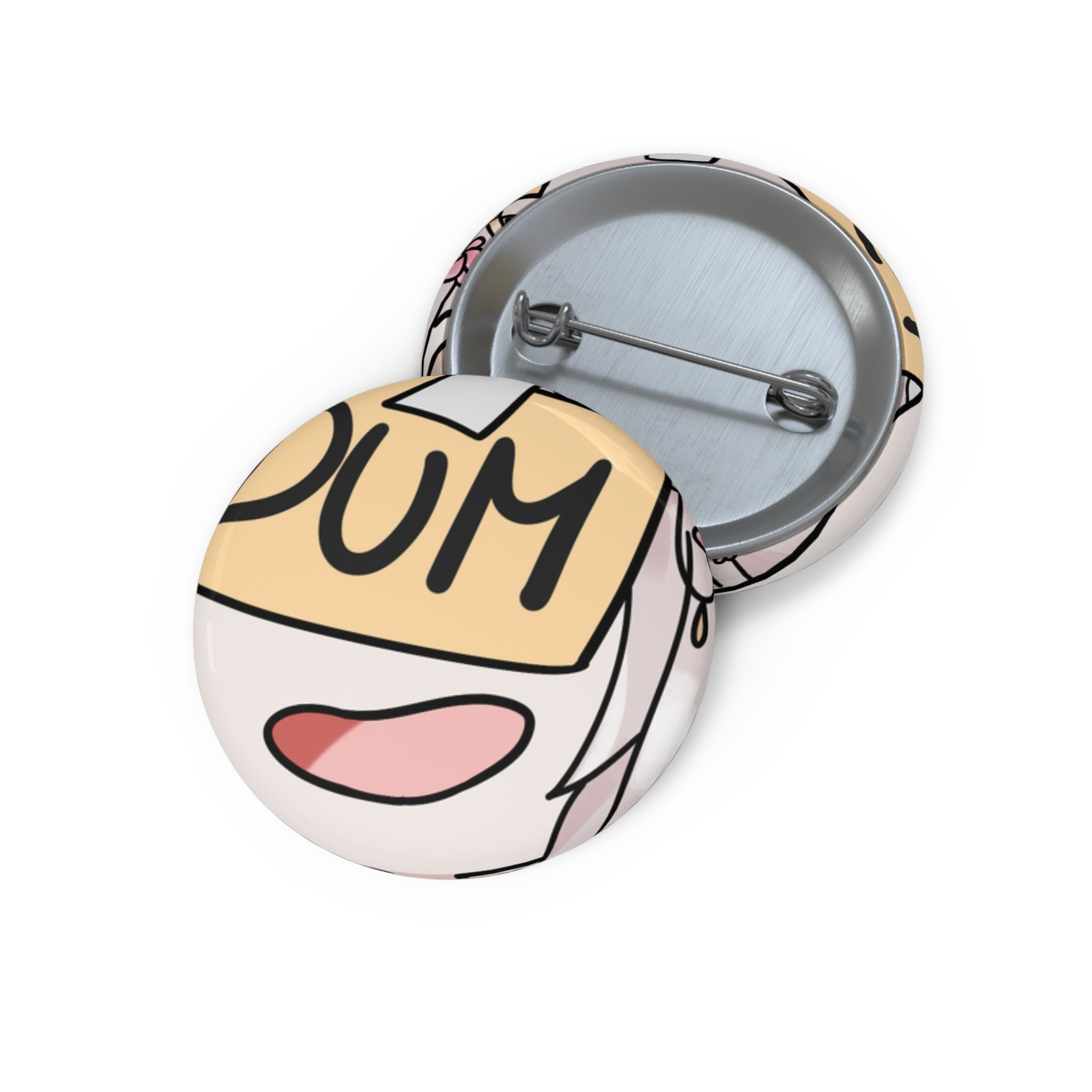 PeggyBeans "Dum" Pin Button