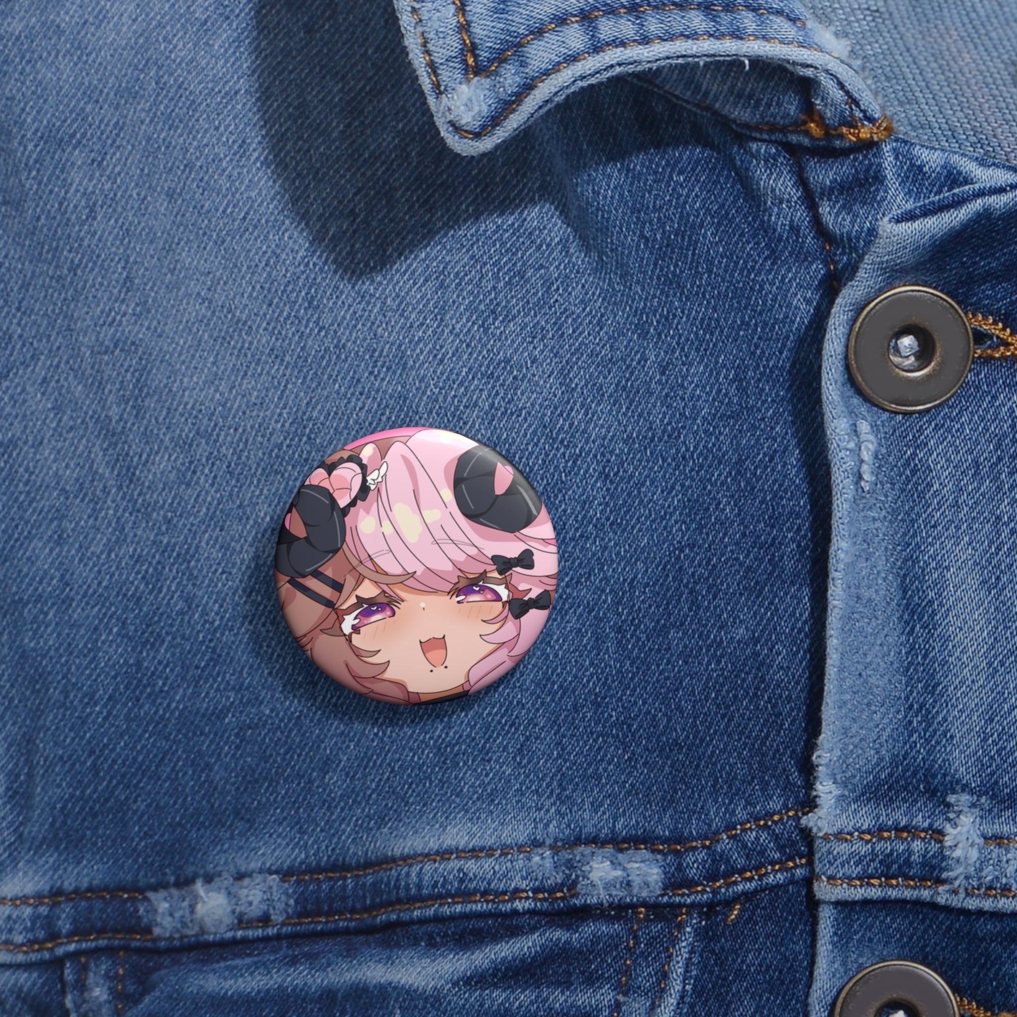 Yumeko Fae "Bwah" Pin Button