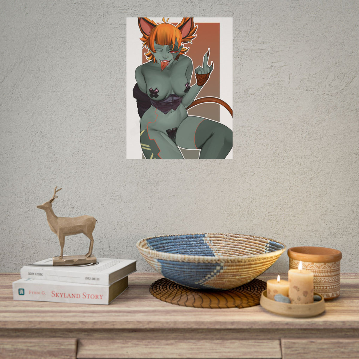 NonbiteyZombie "Pasties" Poster - KatDragonz