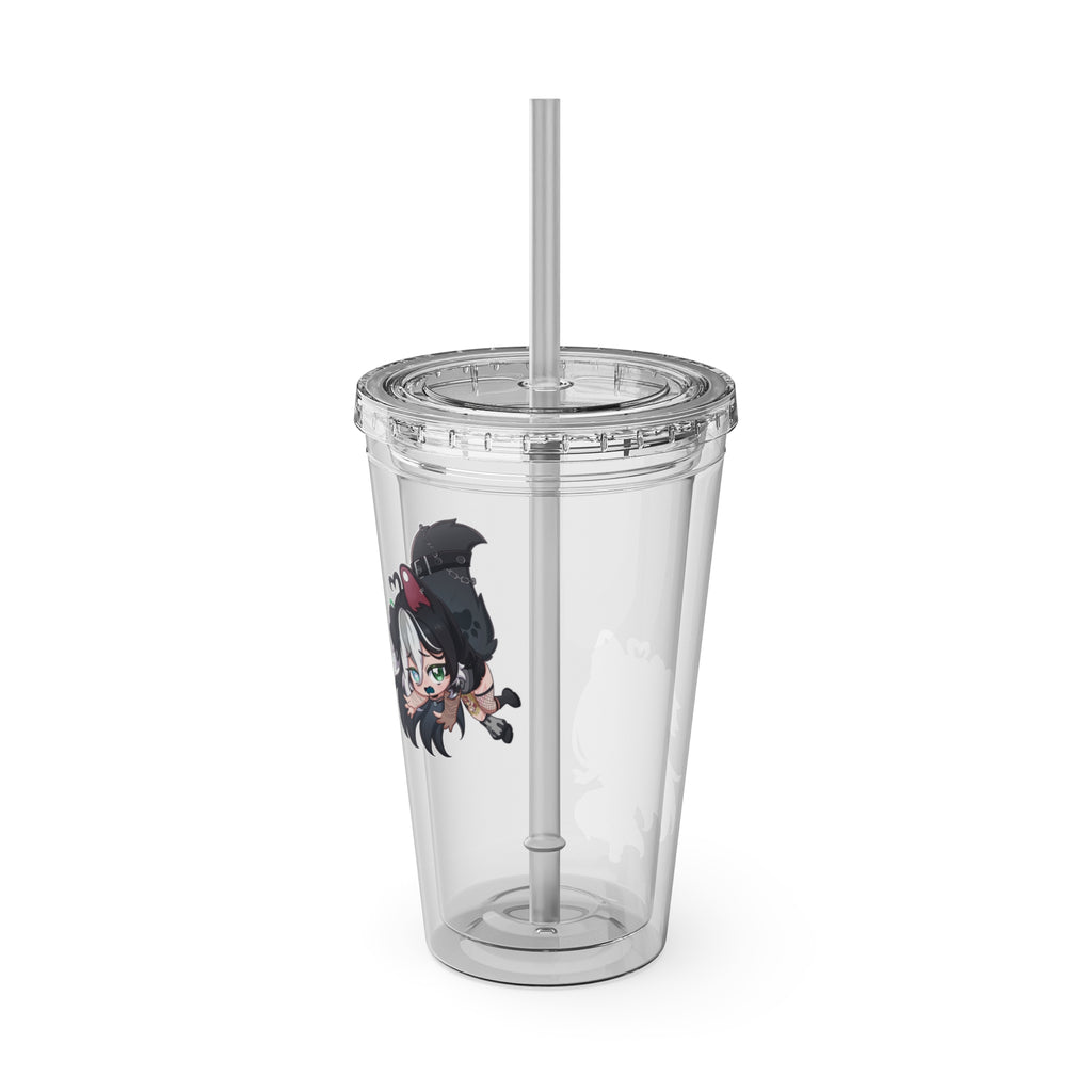 dognamedKats "Chibi Friends" Acrylic Tumbler