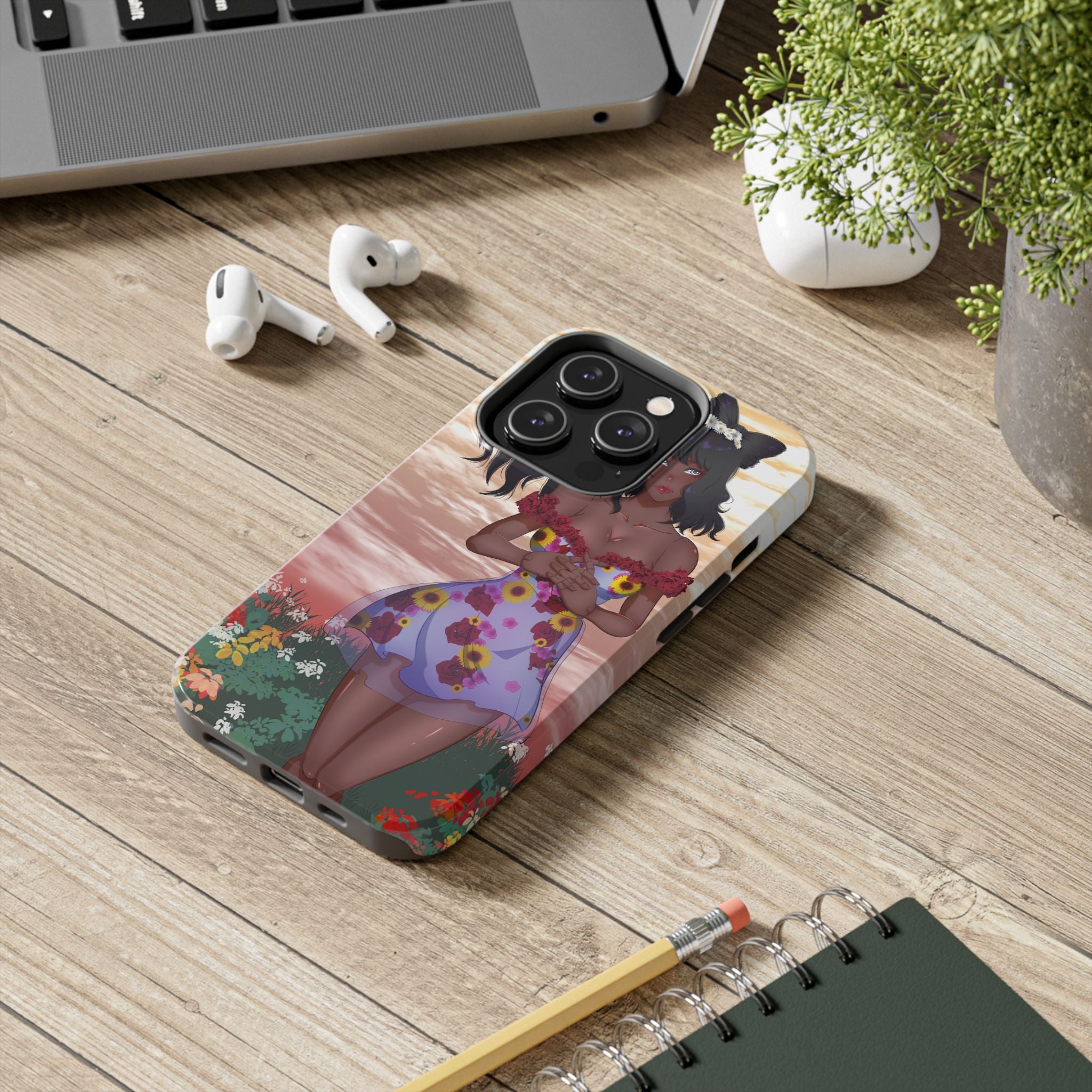Vinnia Valentine "Rose Graden" Tough Phone Case