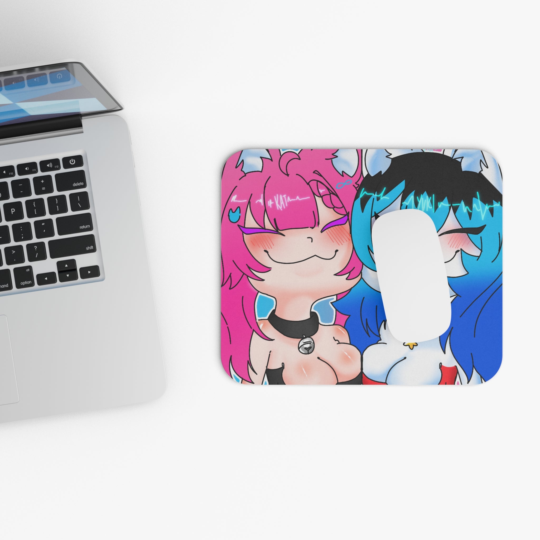 Yuki y Kat Valentine's Mousepad