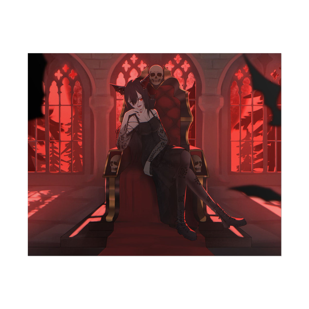 Mirophi "Dark Red Throne" Poster