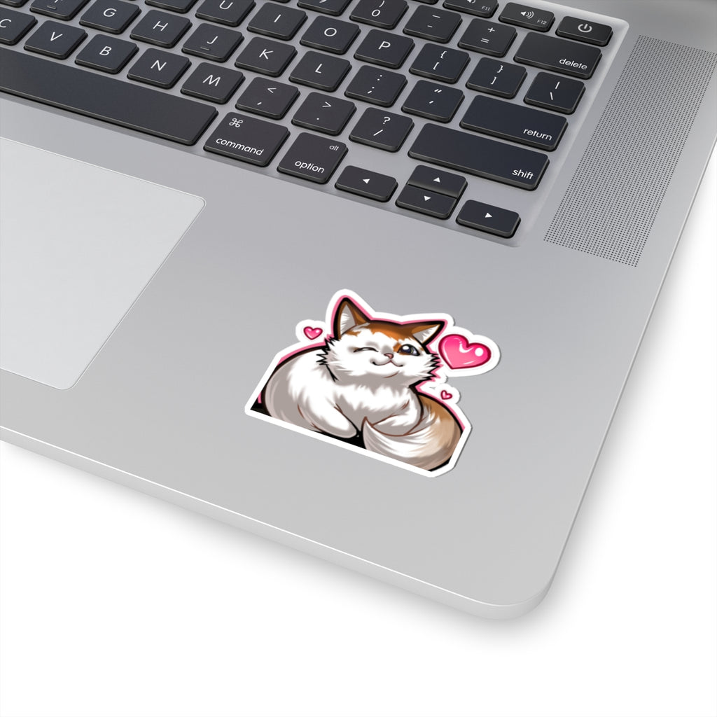 Wolvenmoonshadow "Meow Heart" Sticker