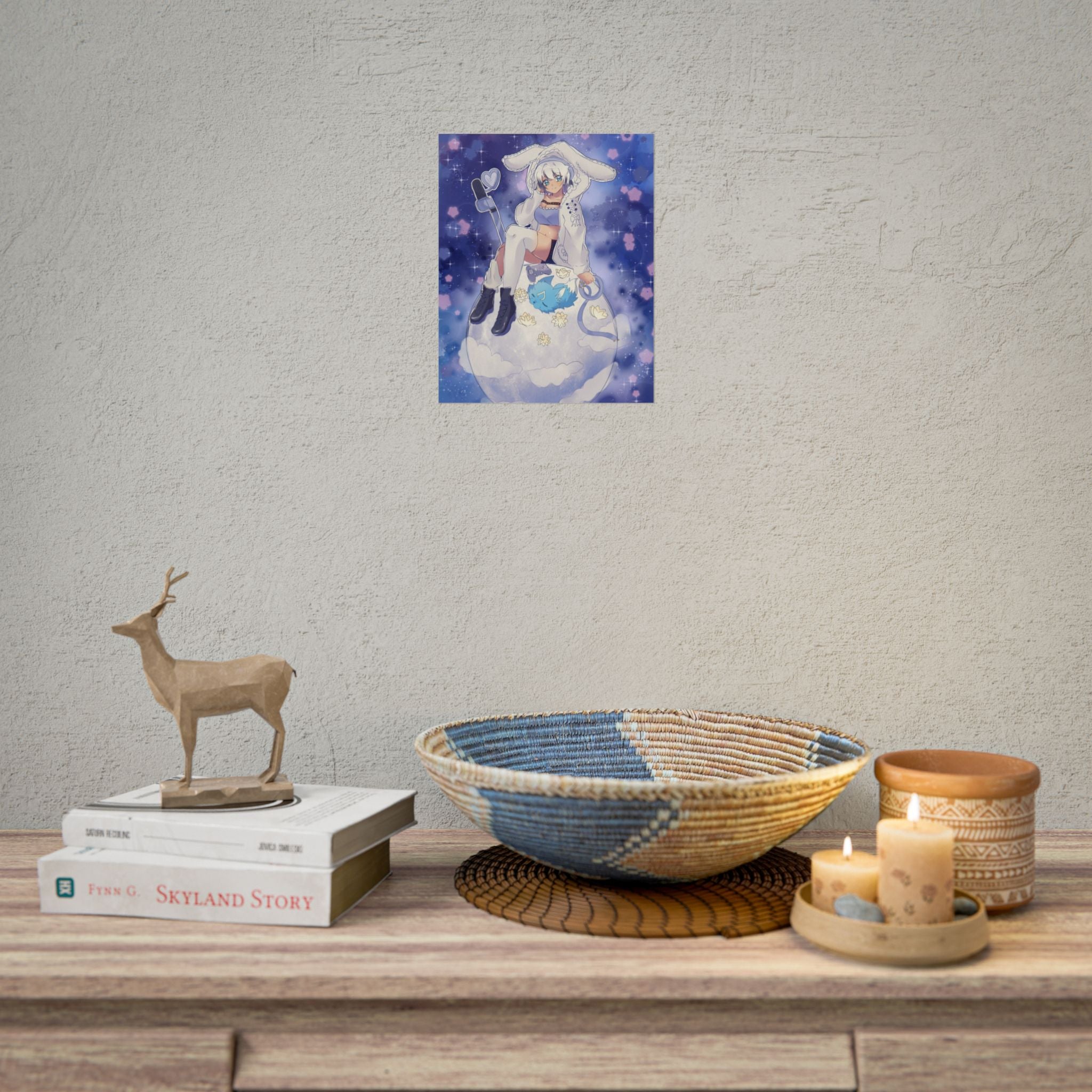 AshenMei Moon Poster