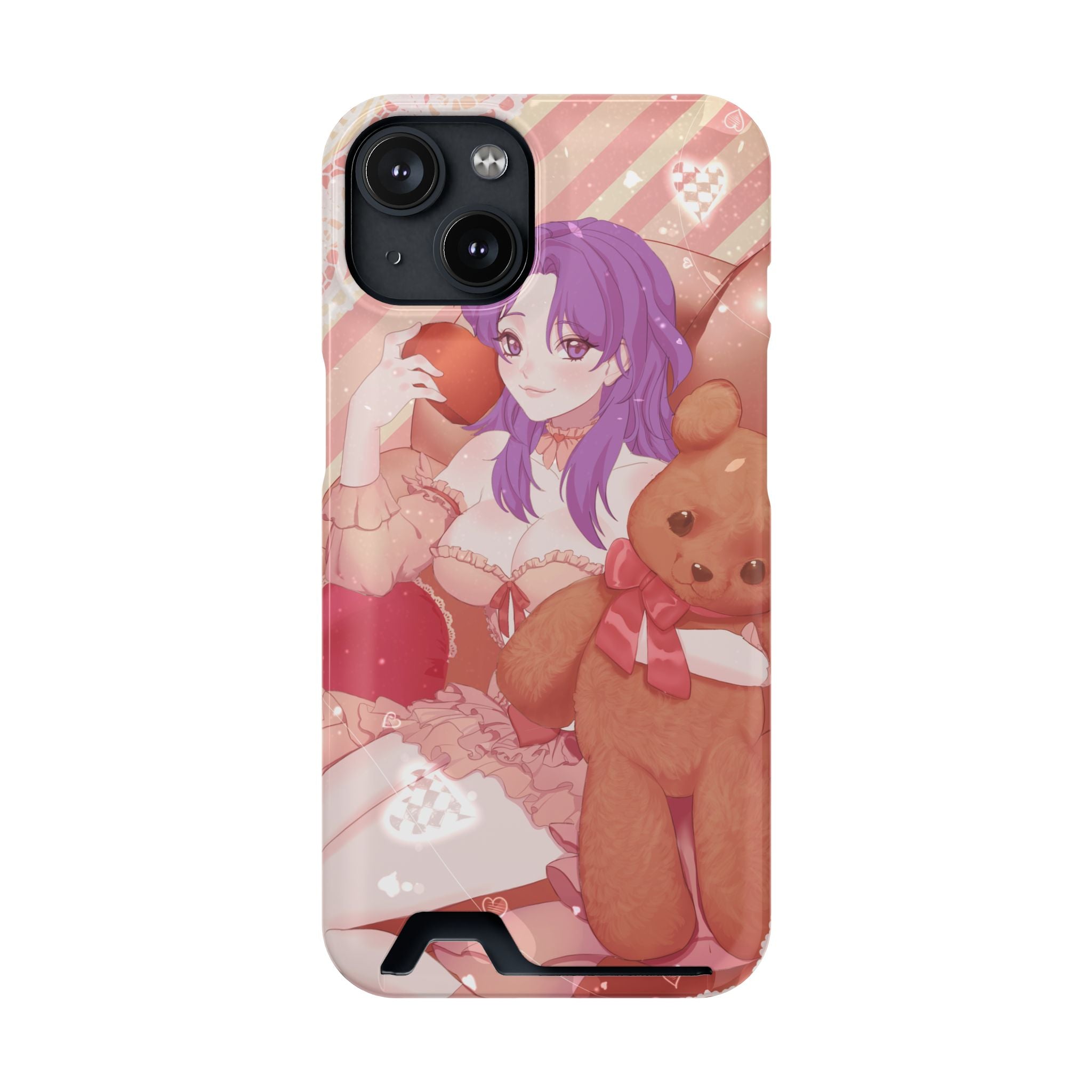 Angelica Phone Case With Card Holder