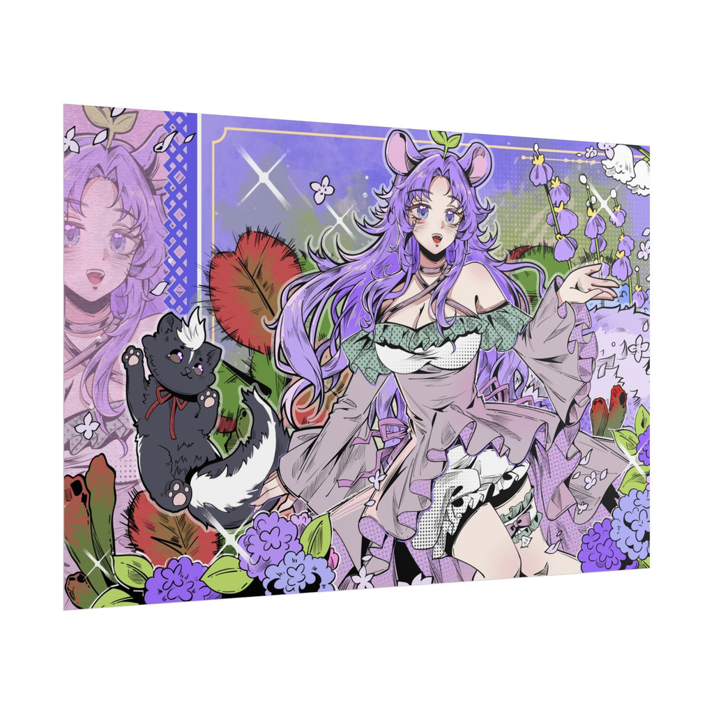 VerbenaVT "Stylized Garden" Poster