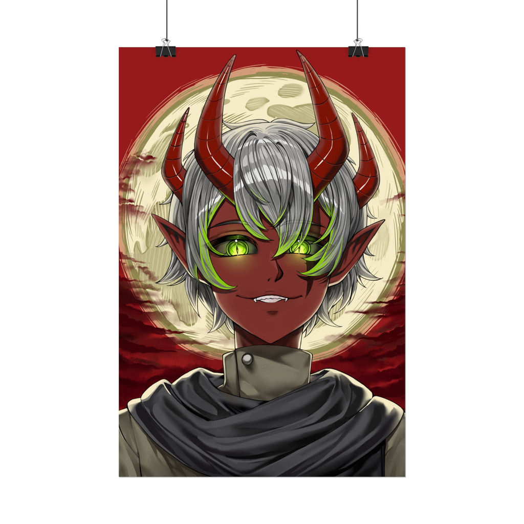 LooneyMoonDemon "Bloodmoon" Poster