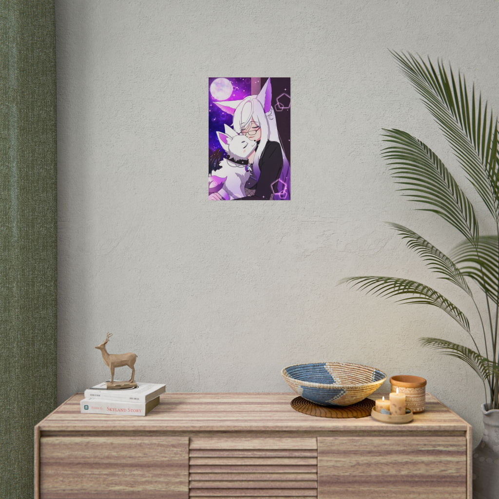 EepySpectre "Moonlit Hug" Poster