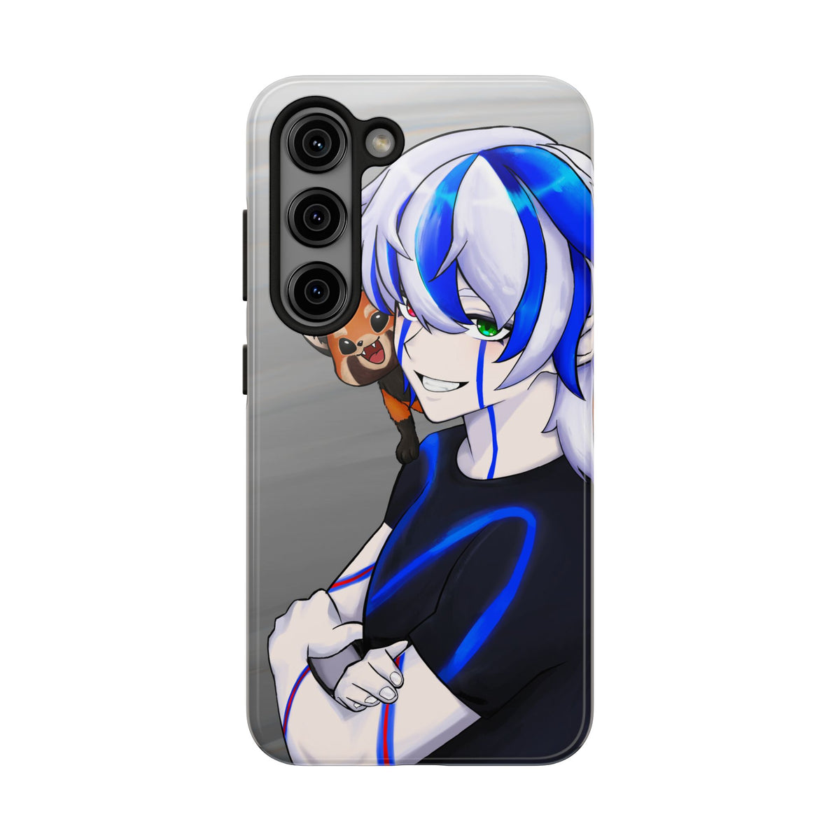 Ray Xash "Red Panda Companion" Phone Case