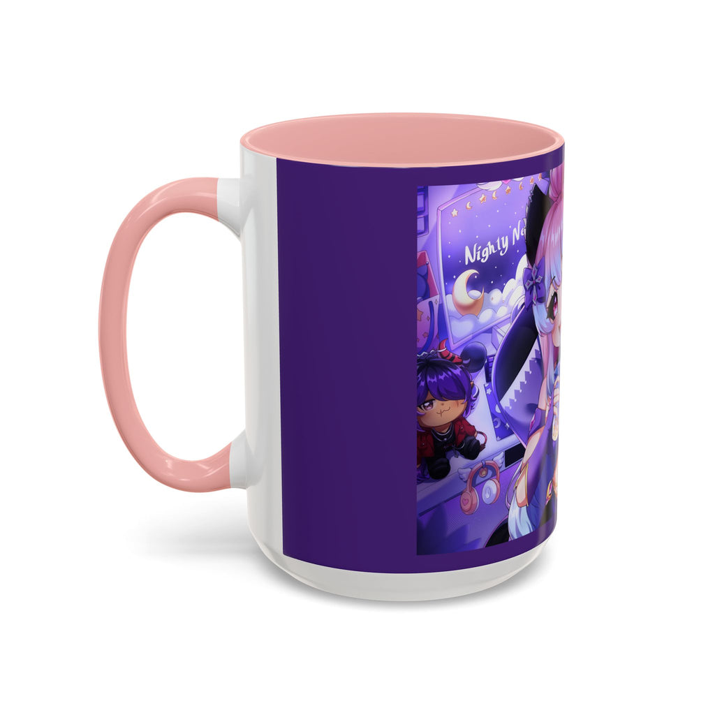 "Time To Stream!" Nighty Neko Mug