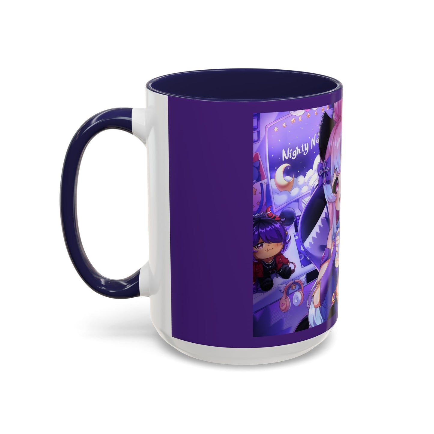 "Time To Stream!" Nighty Neko Mug