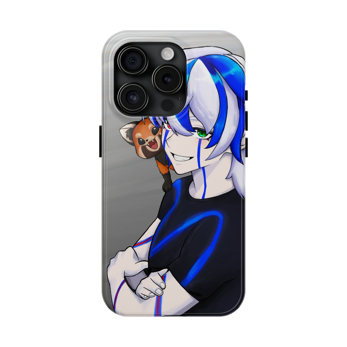 Ray Xash "Red Panda Companion" Phone Case