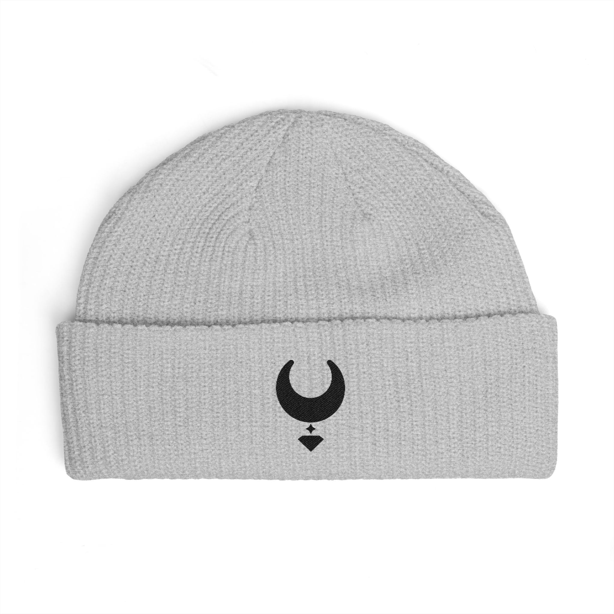 Artemis Gem Black Emblem Beanie