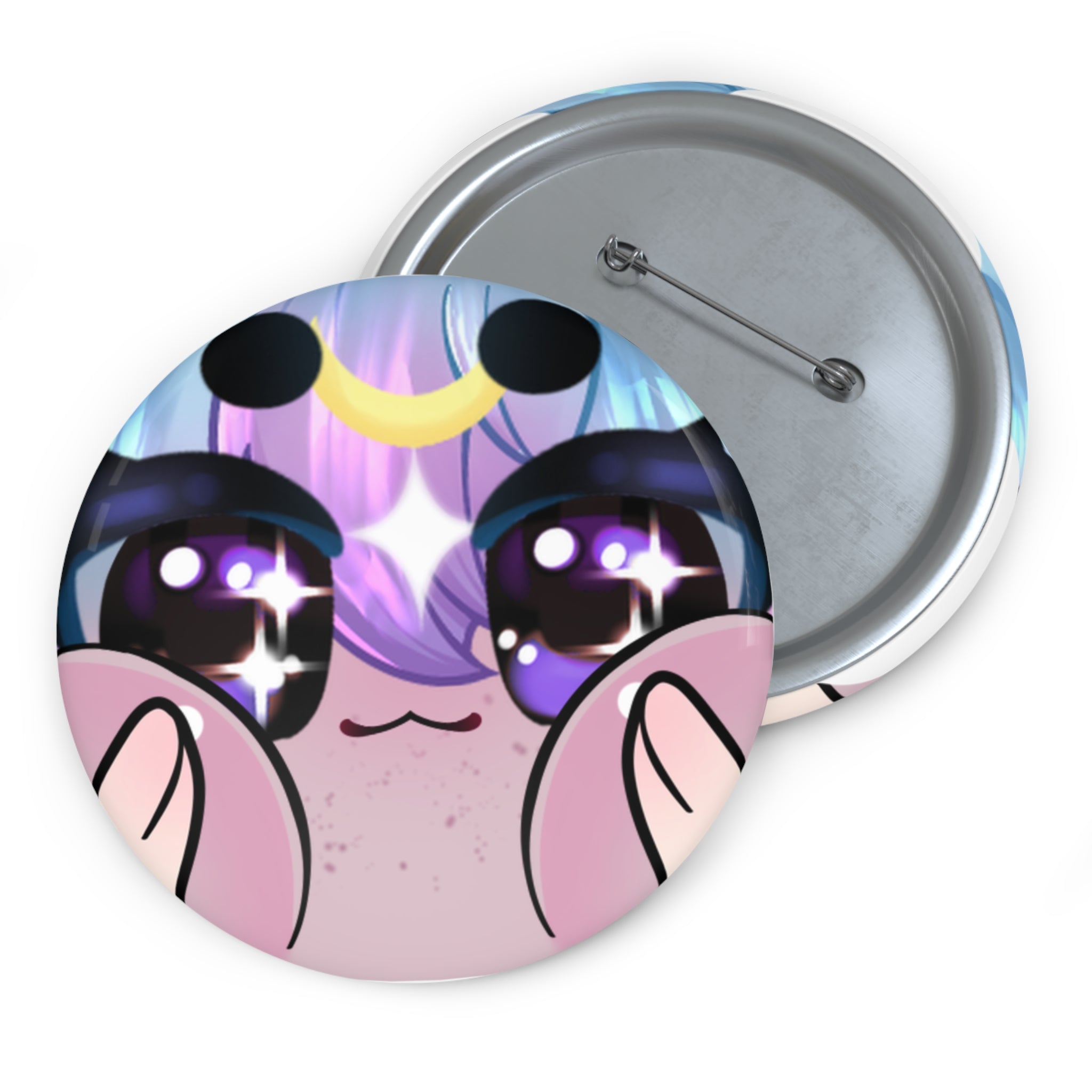 echosofferra "Cheek Squish" Pin Button