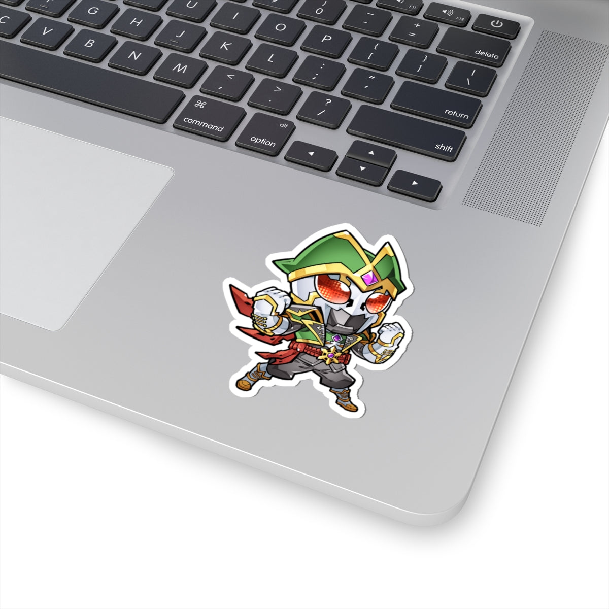 Masked Pirate Geist "Victory Shout" Sticker