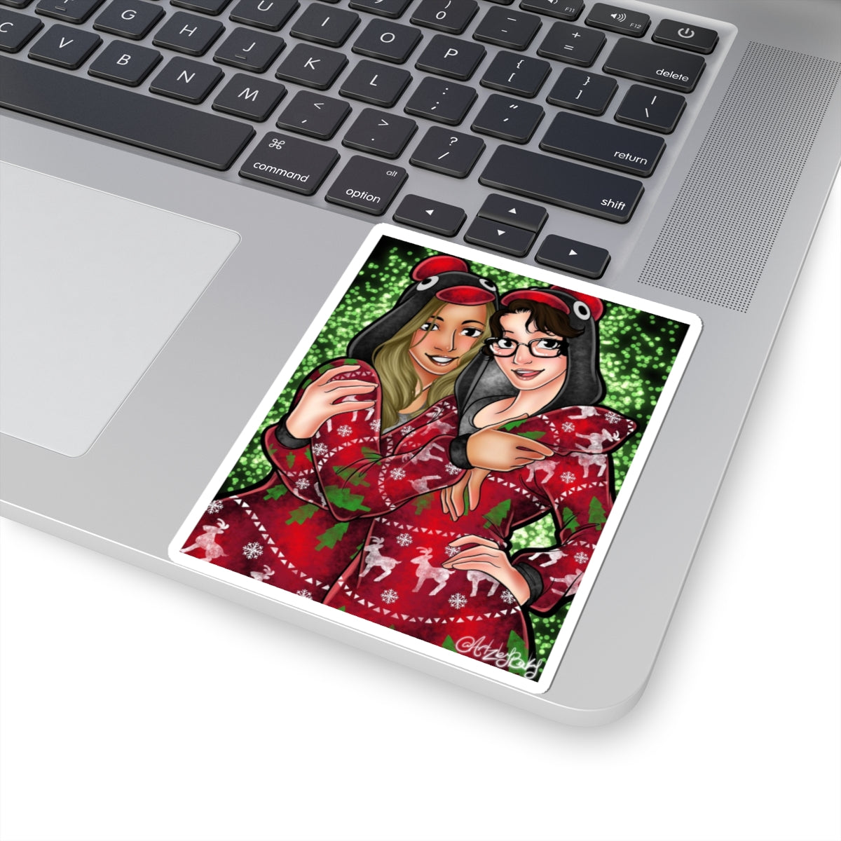 AmandaLeighCosplay "Christmas PJ Party" Sticker