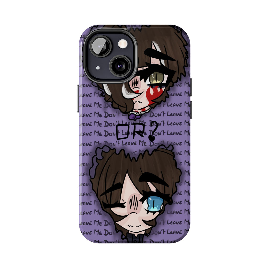 Renée Lysobore "Me or Them" Phone Case