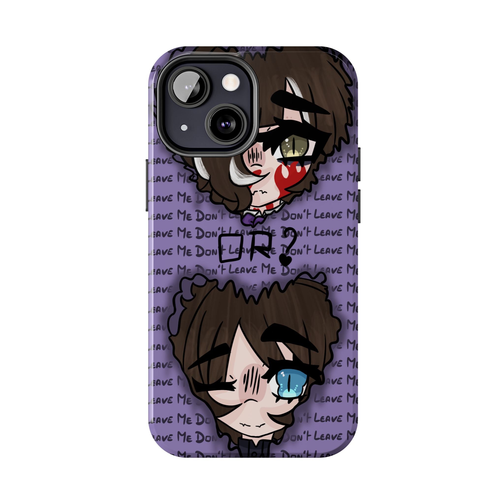 Renée Lysobore "Me or Them" Phone Case