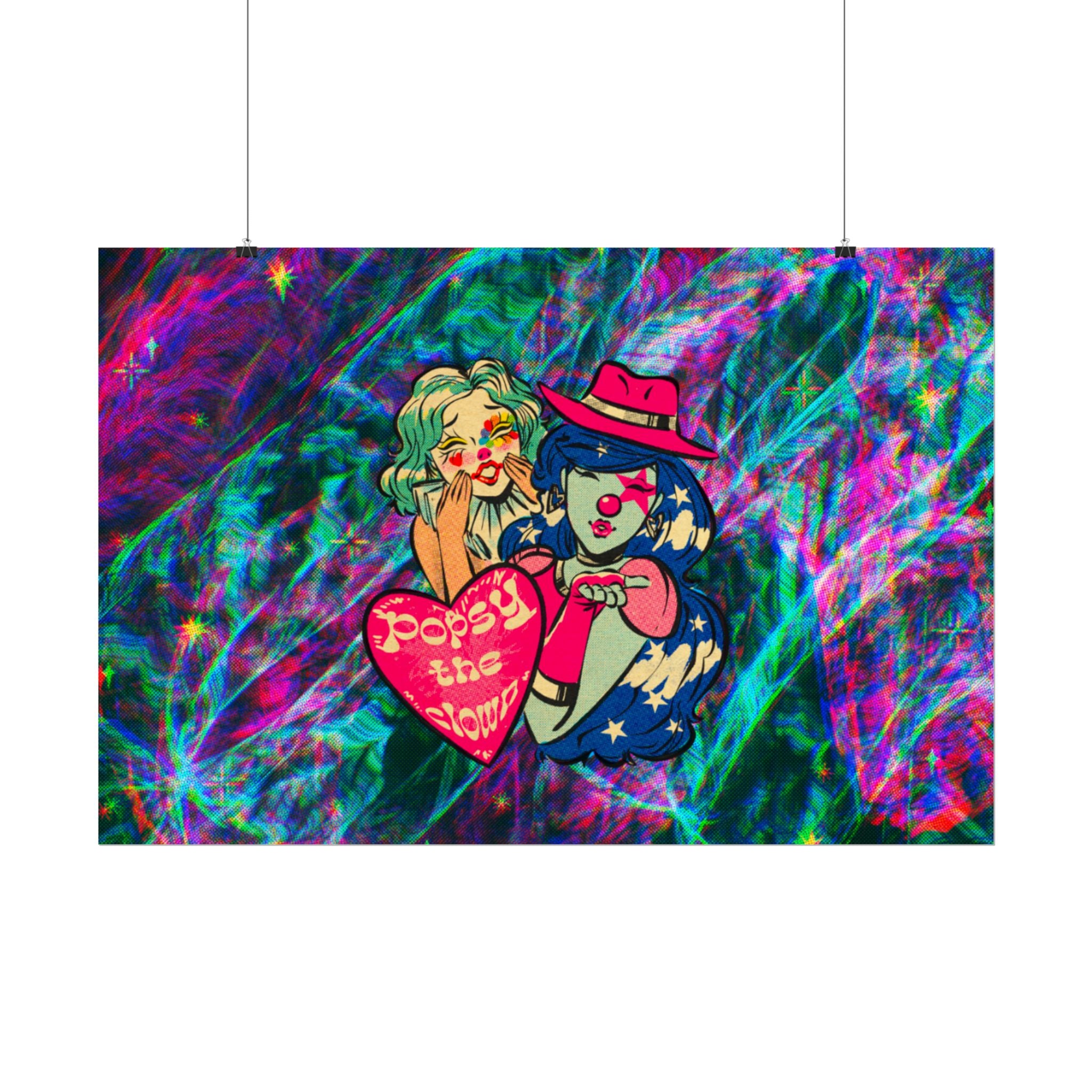 PopsyTheClown "ArtPopsy" Poster