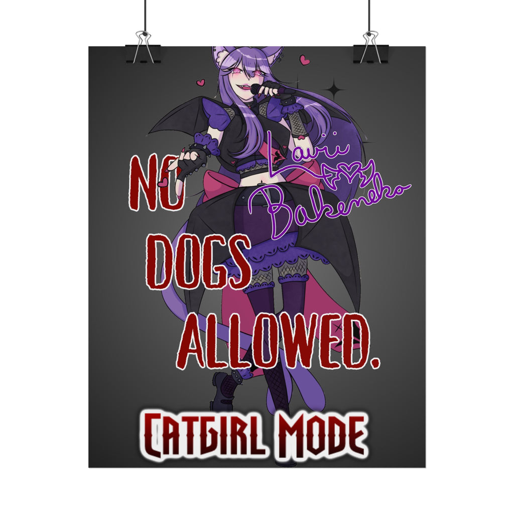 Lavii Bakeneko "No Dogs Allowed" Poster