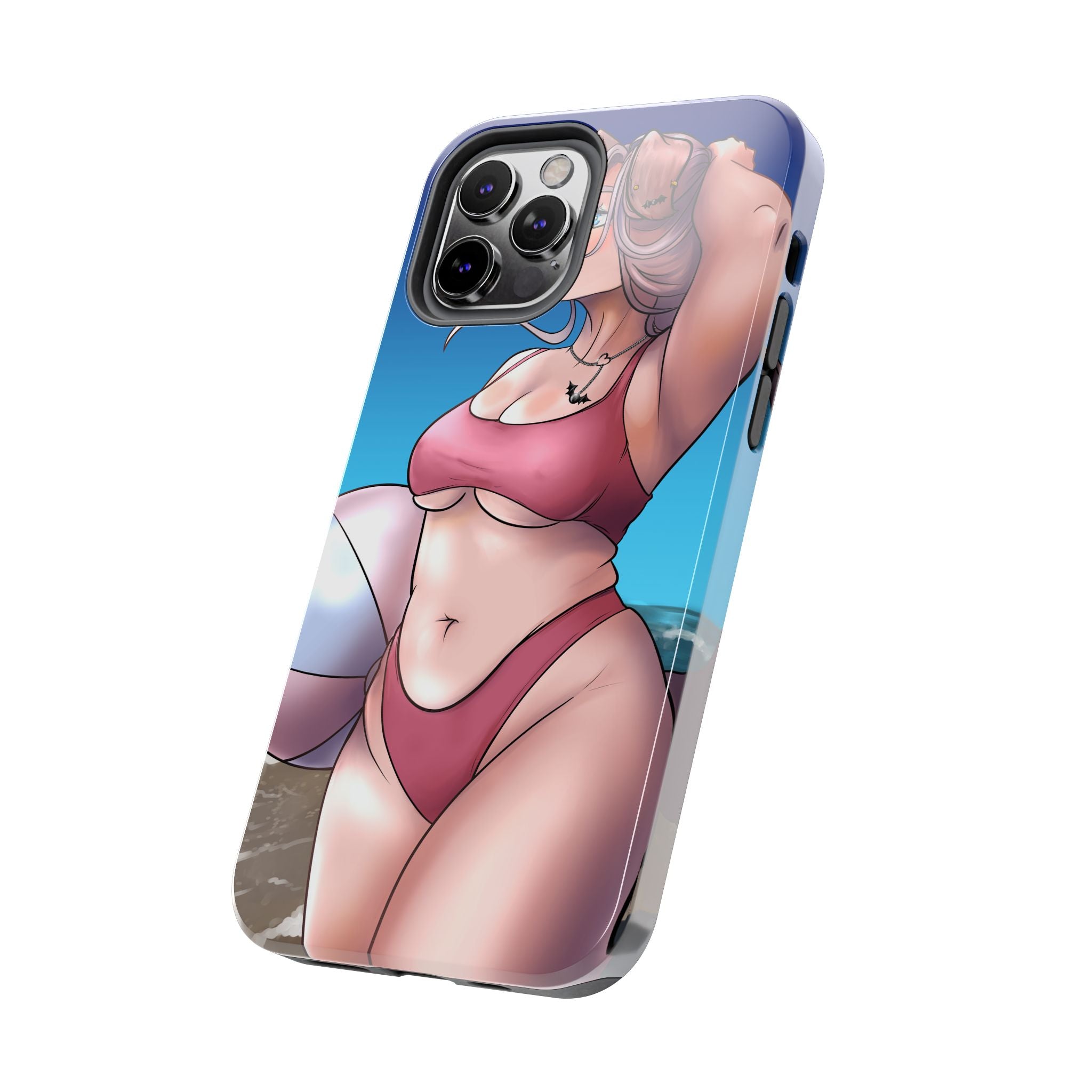 Luna Rainn "Beach Pup" Tough Phone Case