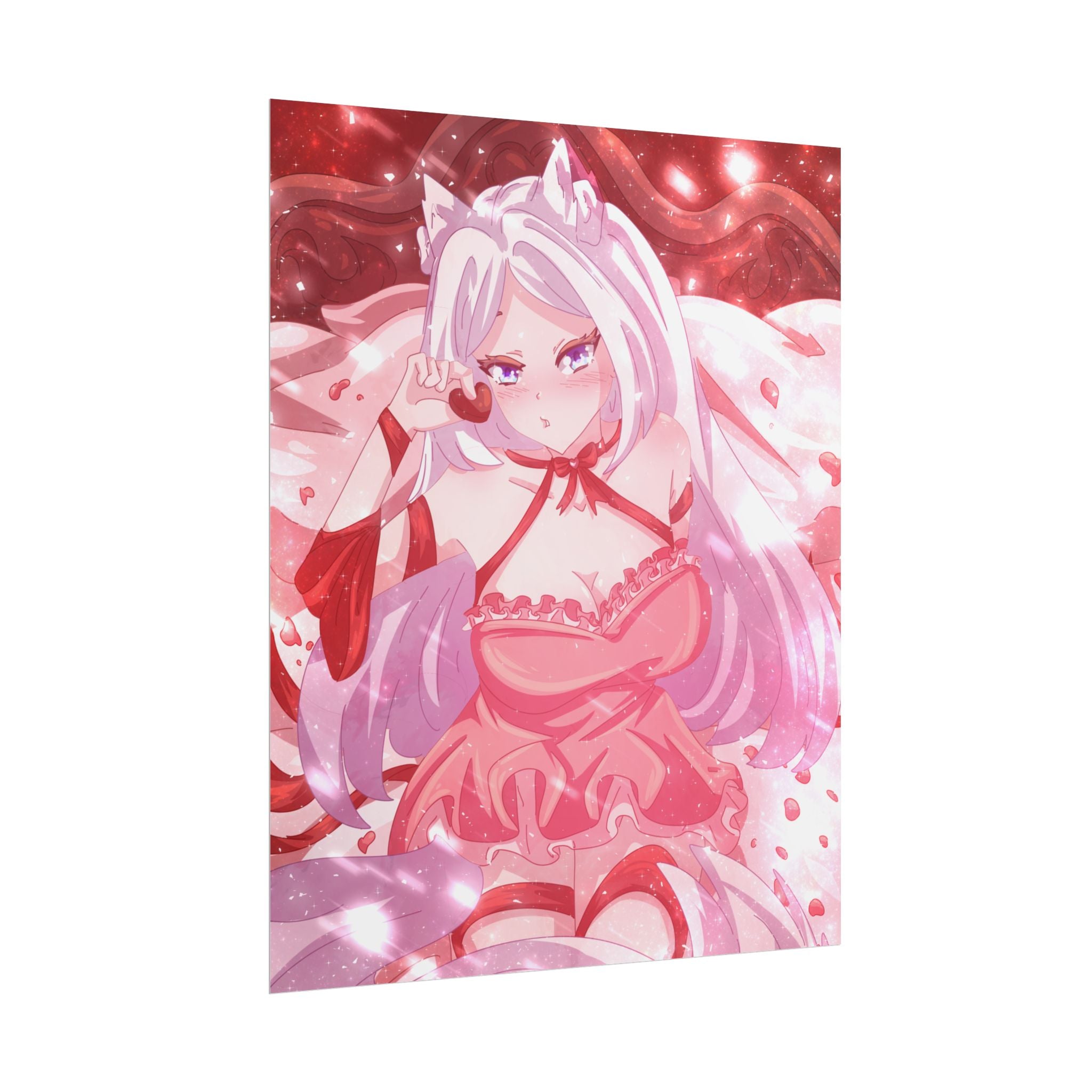 AkiyoKumi "Dressed in Red" Poster