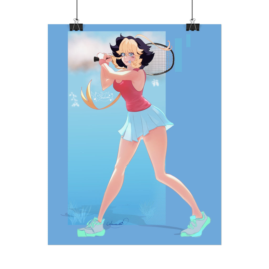 Meruccubi Tennis Poster