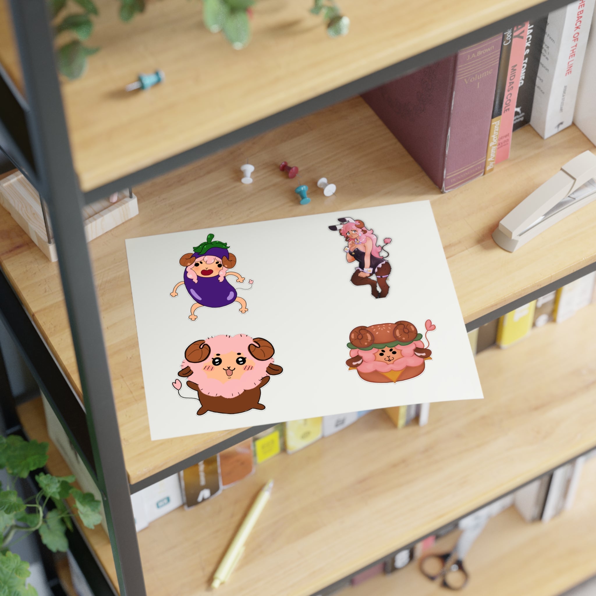 PeachPelle "Quirky Satyr" Sticker Sheet
