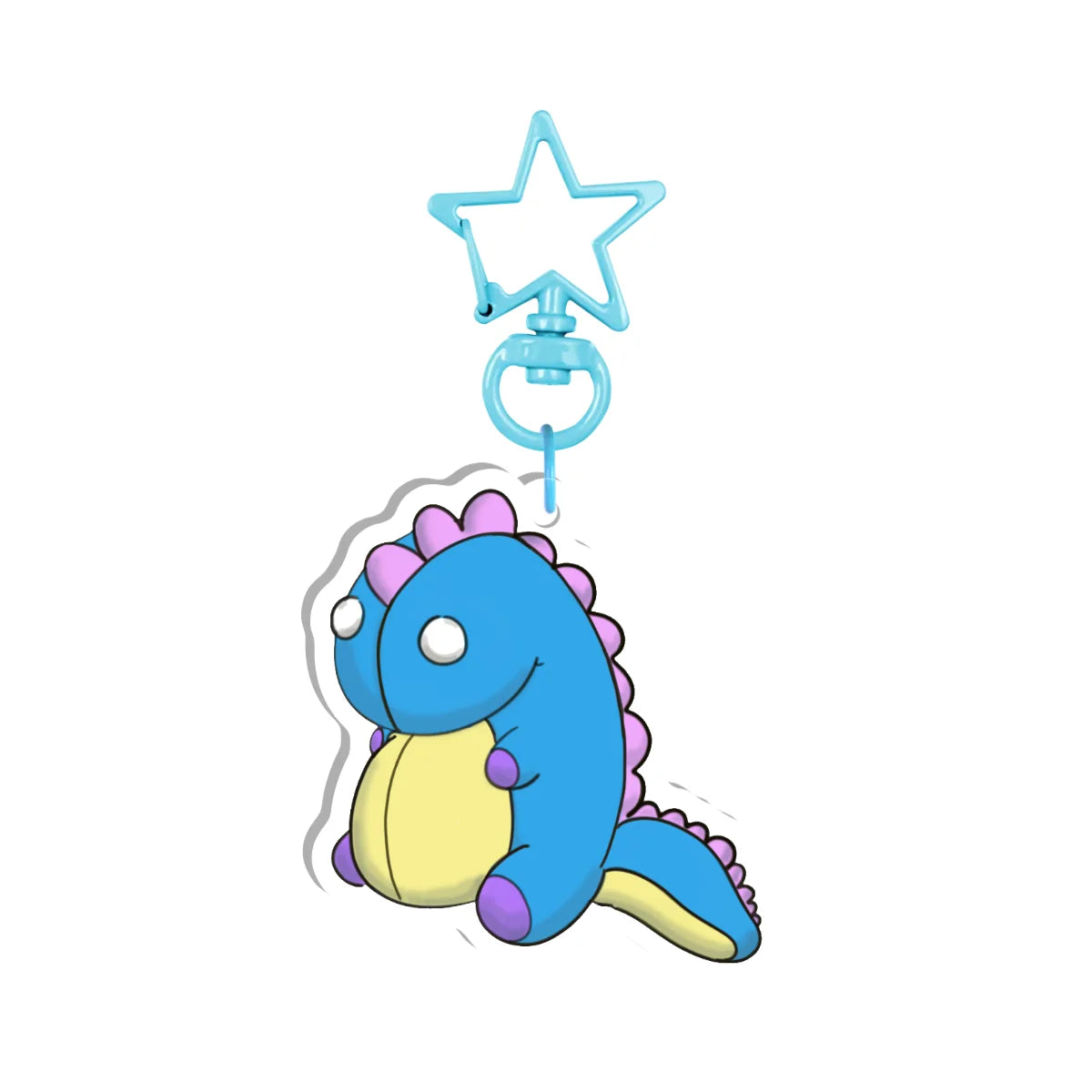 CrumDumpstr "Plush Dino" Keychain