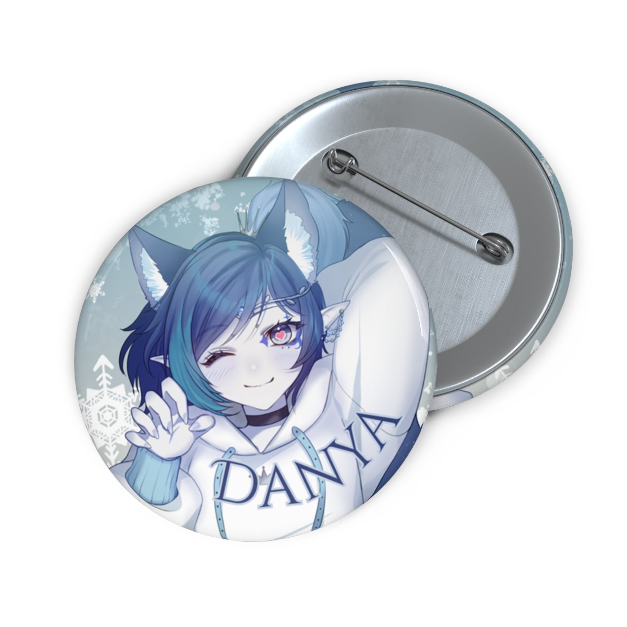 Danya "Frozen Sparkle" Pin Button