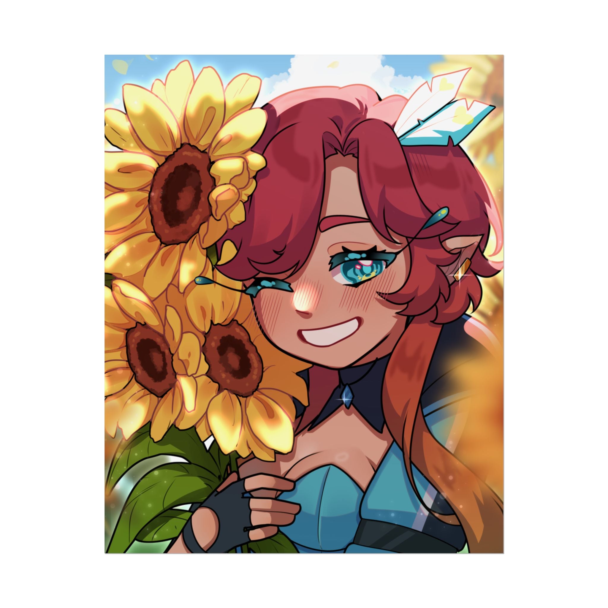 Pheonix Kadi "Sunflower Love" Print