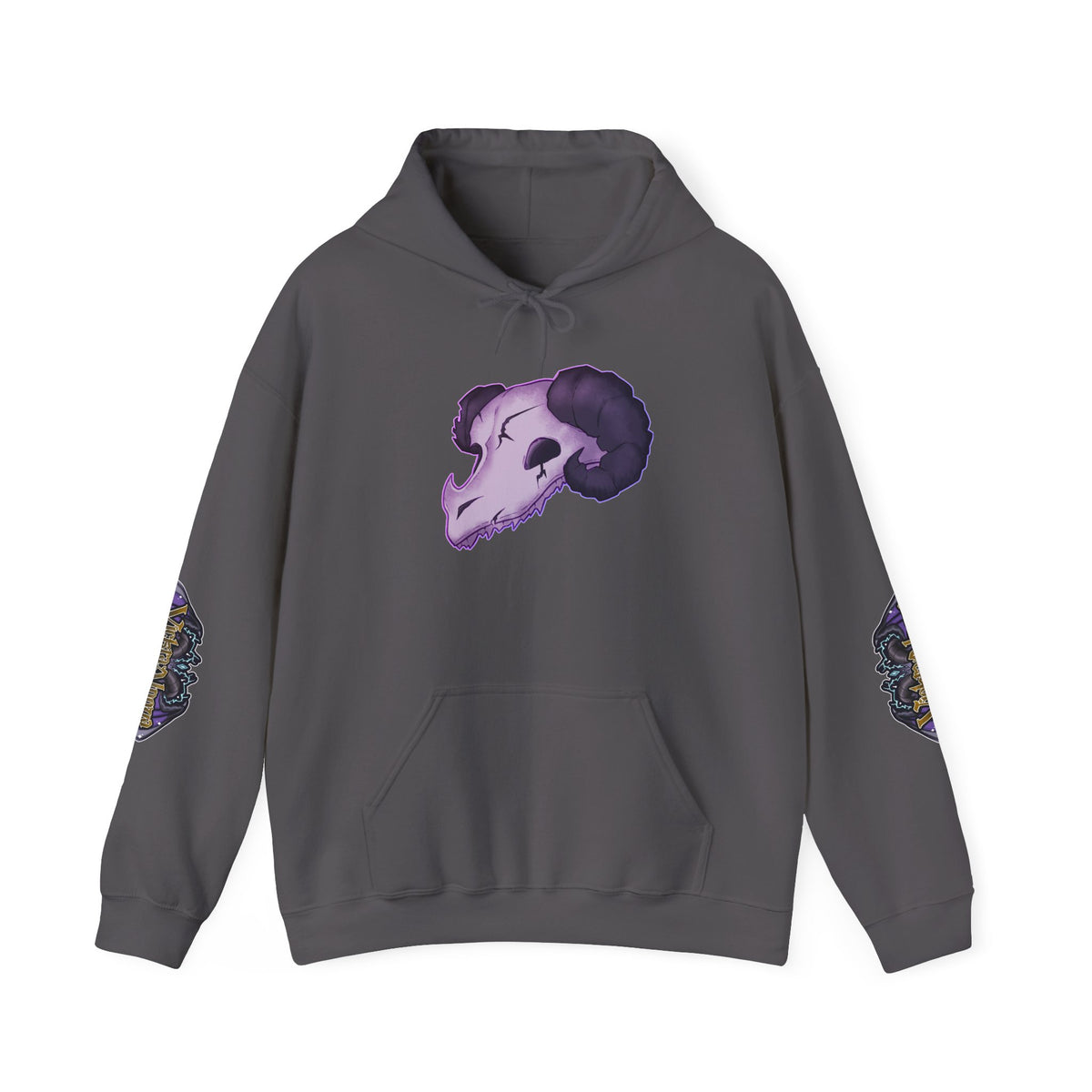 VickraAlnova "Horned Skull" Designer Hoodie