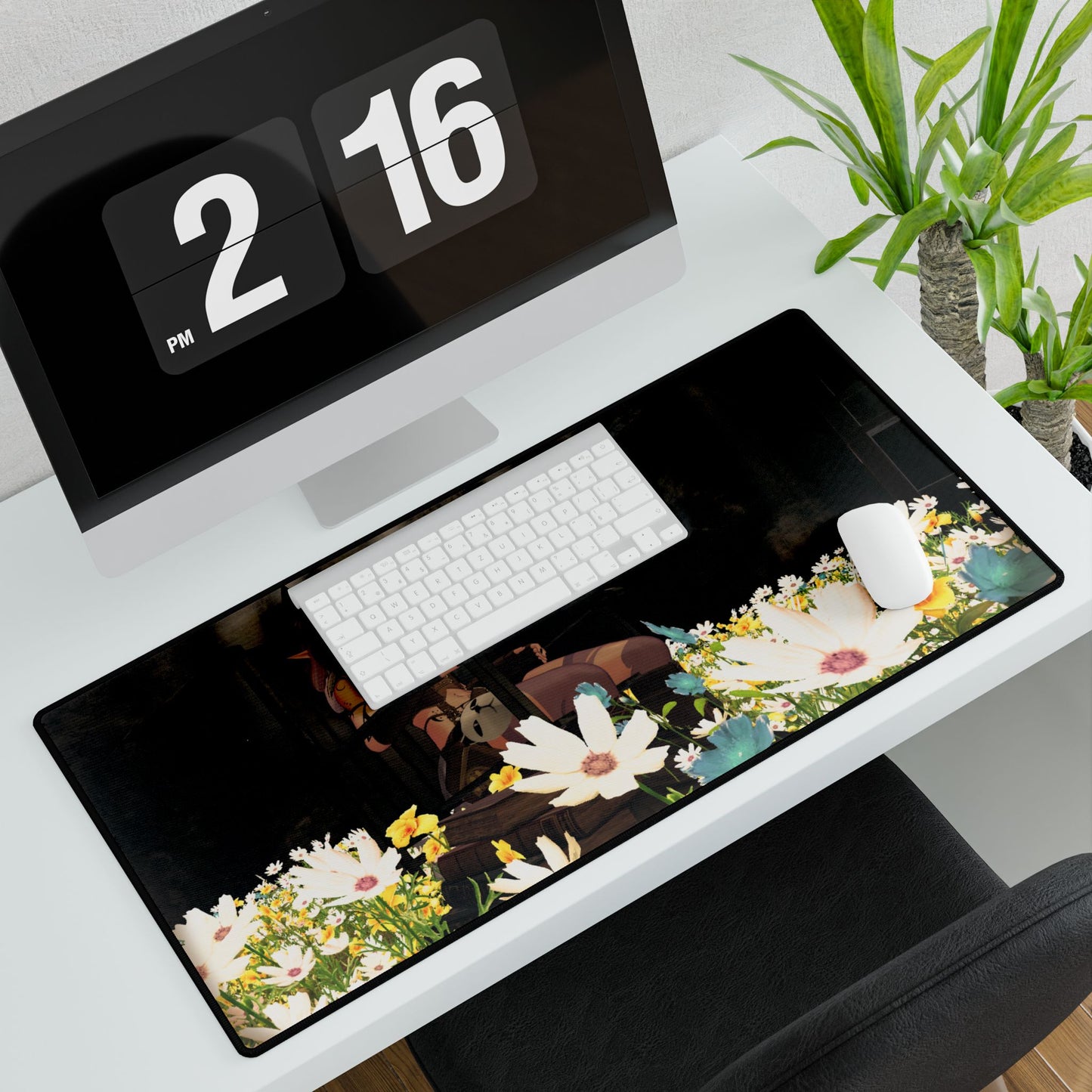 Wolvenmoonshadow Flower Field Deskmat